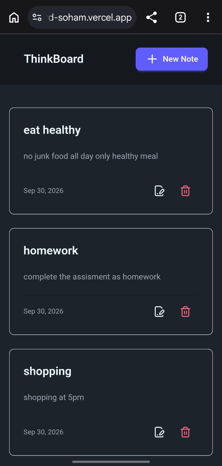 ThinkBoard mobile